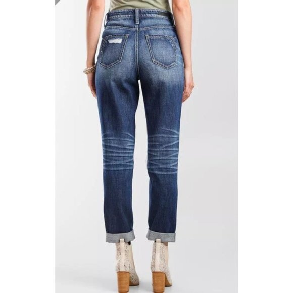 Buckle Black Mom Jean In Nepal 25" - Picture 3 of 5